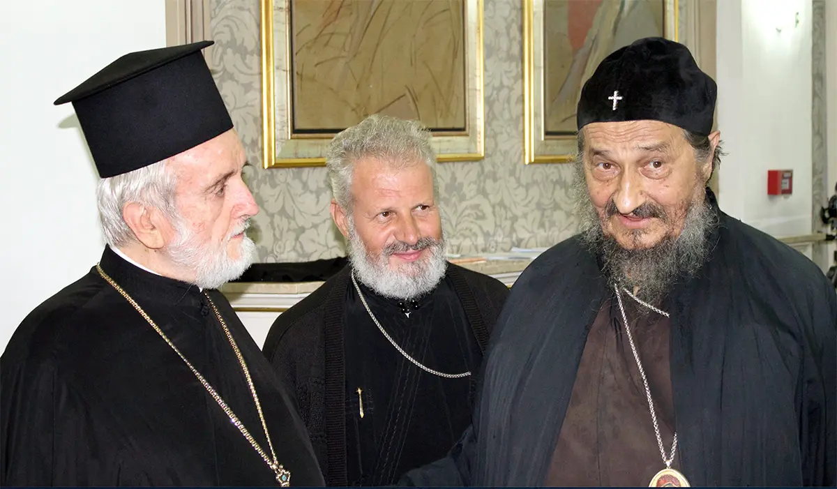 Metropolitan John Zizioulas, Bishop Ignatije and Bishop Atanasije