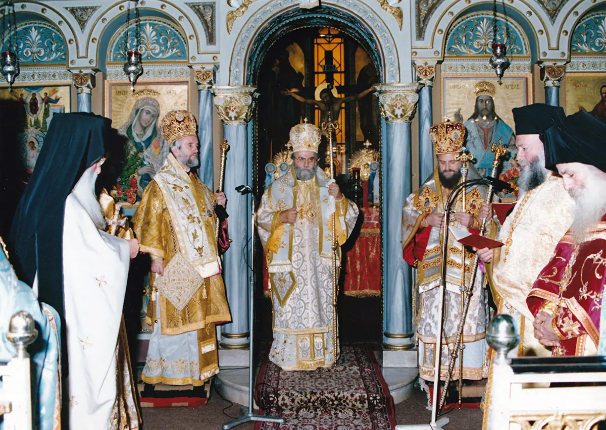 Chios island, Metropolitan Dionyios of Chios and Metropolitan John of Pergamon