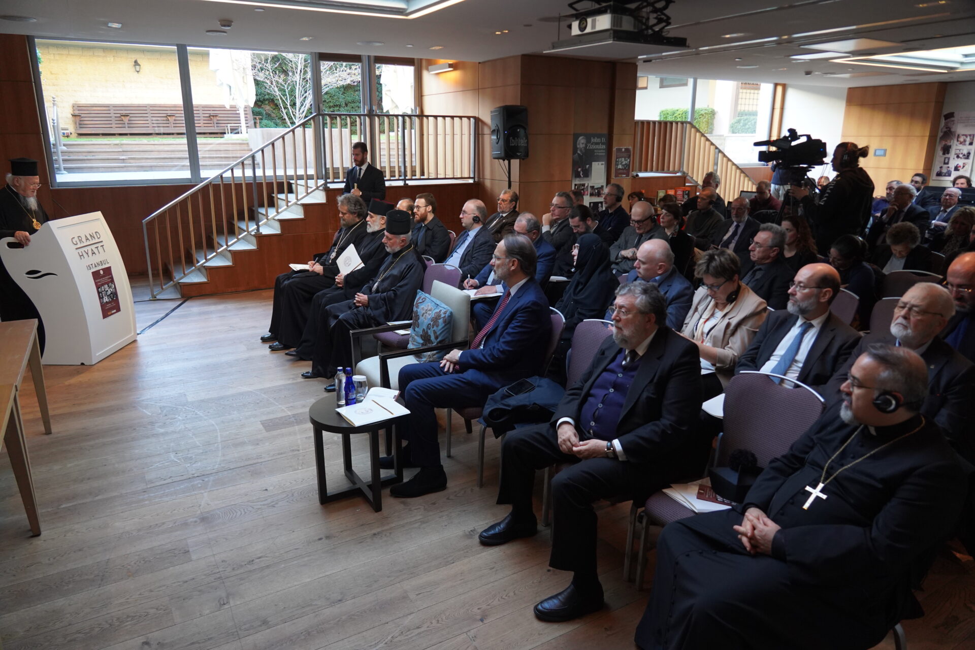 The Ecumenical Patriarch at the International Conference on the contribution of Metropolitan John of Pergamon The Ecumenical Patriarch at the International Conference on the contribution of Metropolitan John of Pergamon